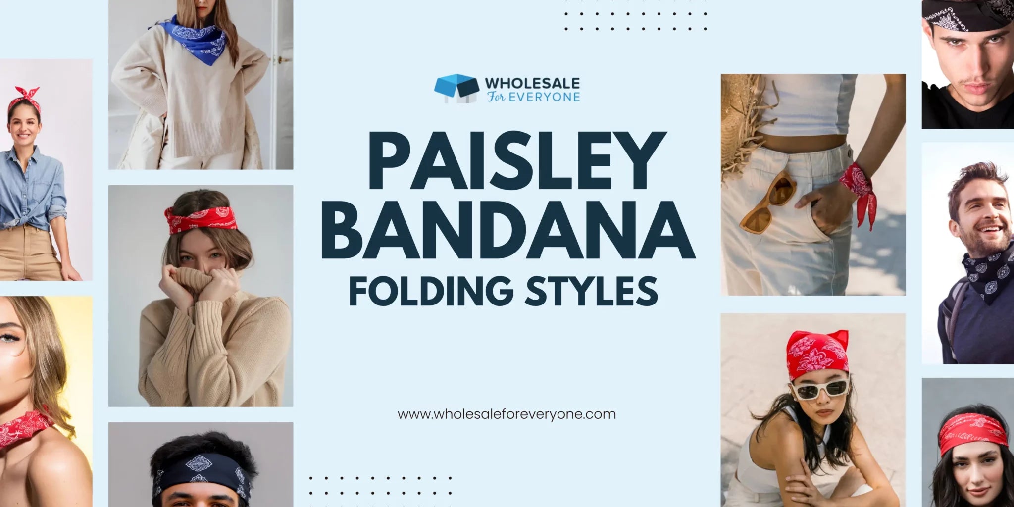 How to Fold a Paisley Bandana in Different Styles