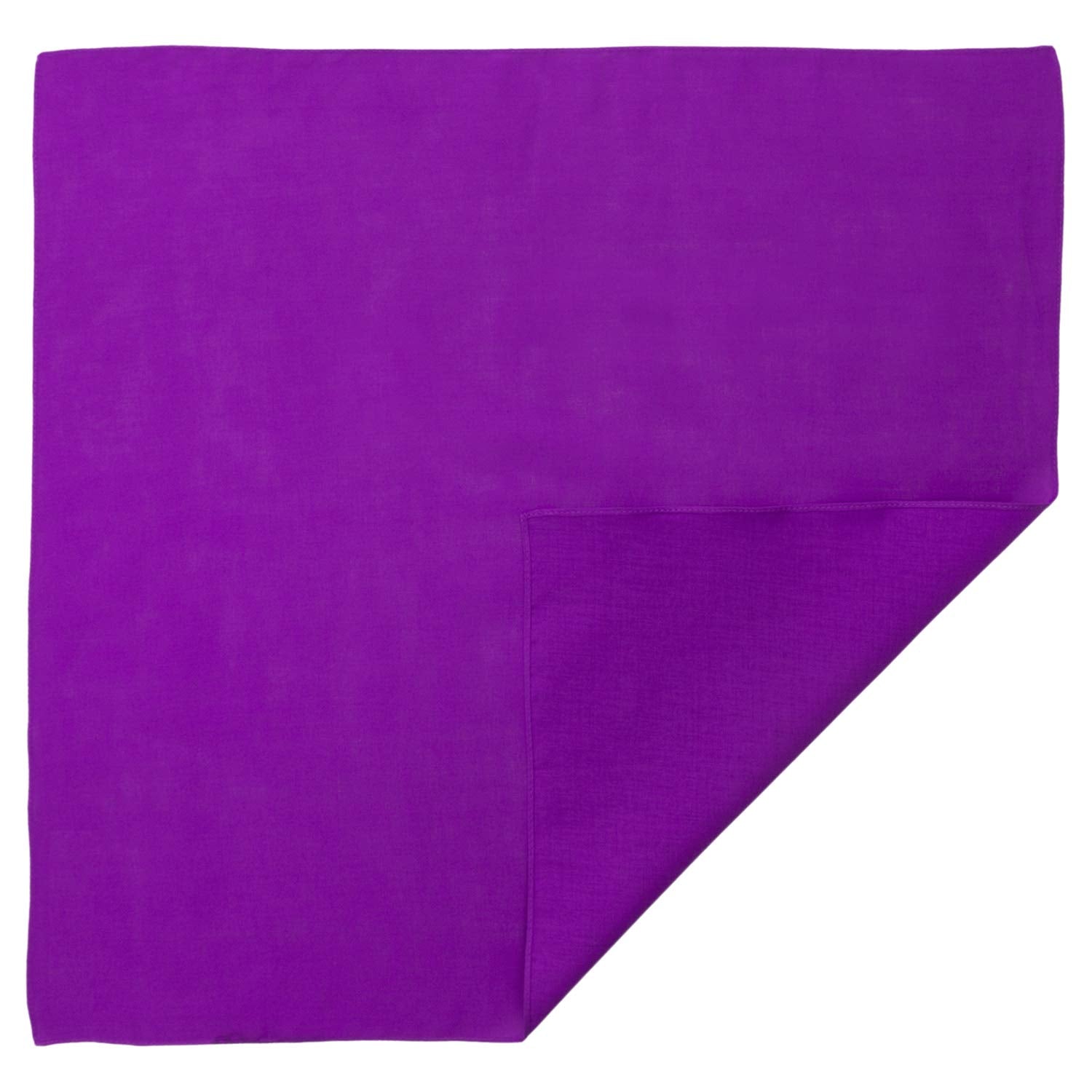 Solid Color Bandana, Imported, 100% Cotton