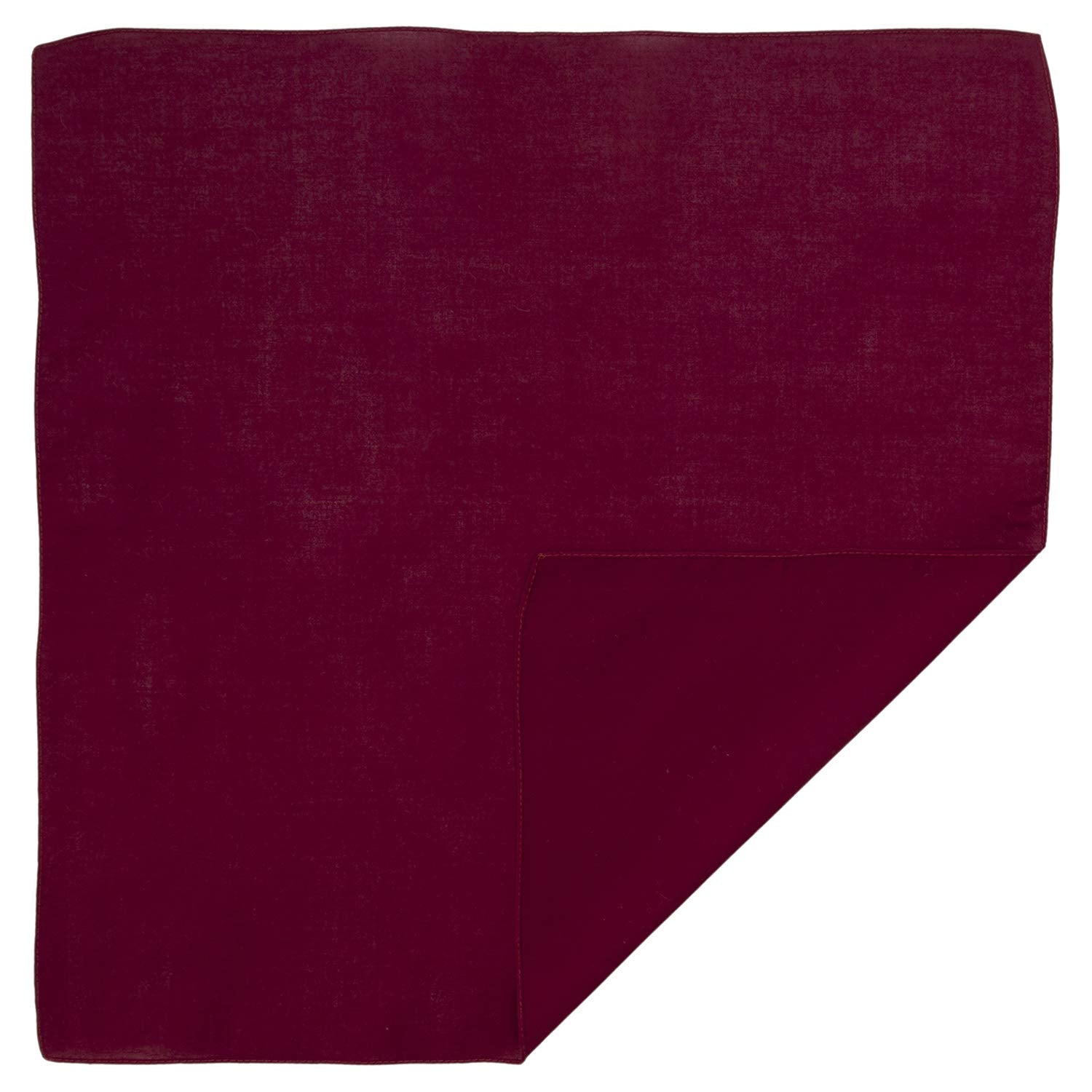 Solid Color Bandana, Imported, 100% Cotton