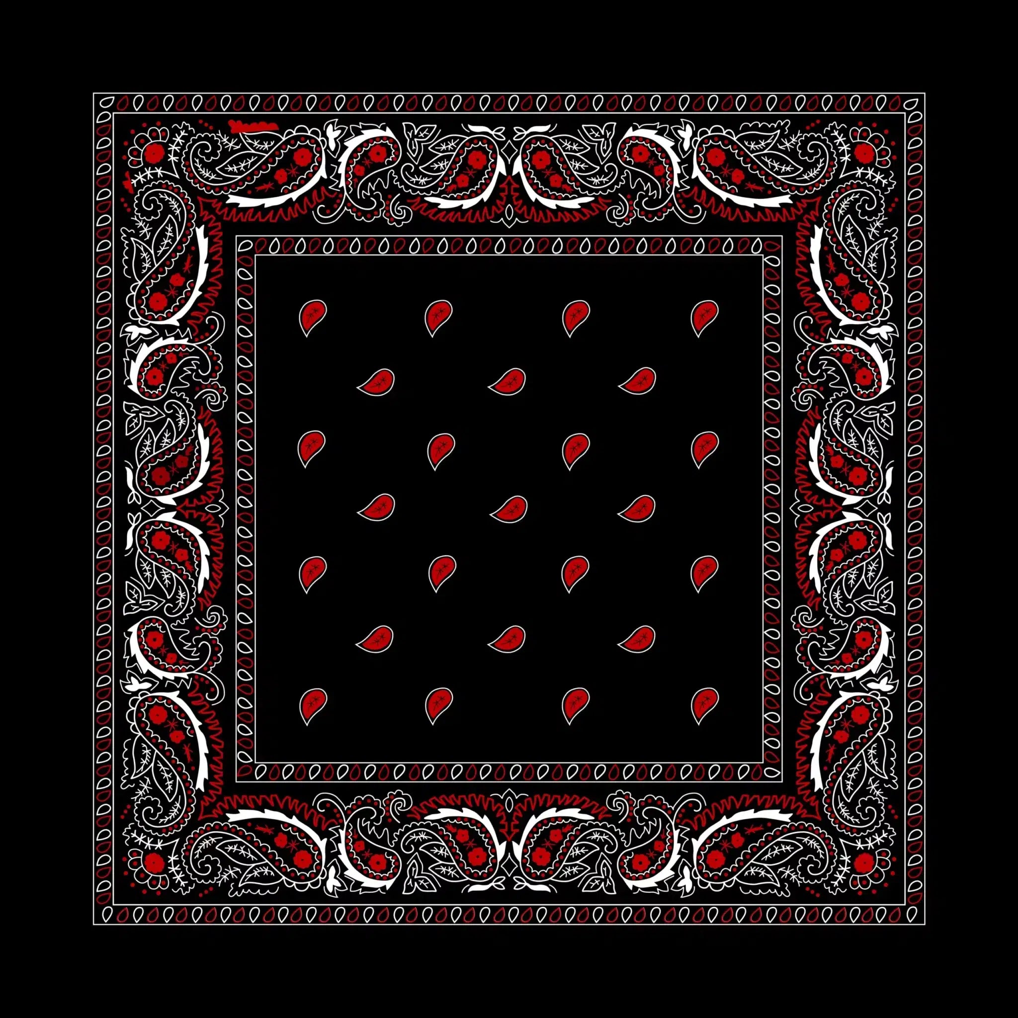 Value Classic Paisley Bandana Imported 100% Cotton