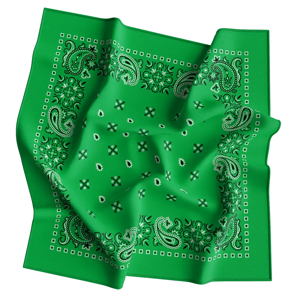 Square Paisley Bandana Imported 100% Cotton