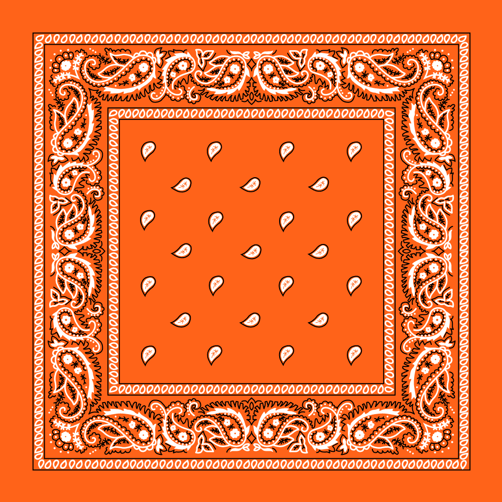 Value Classic Paisley Bandana Imported 100% Cotton
