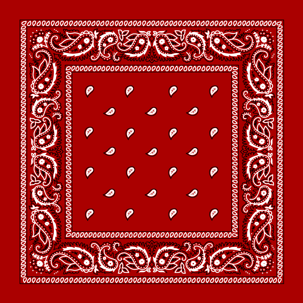 Value Classic Paisley Bandana Imported 100% Cotton