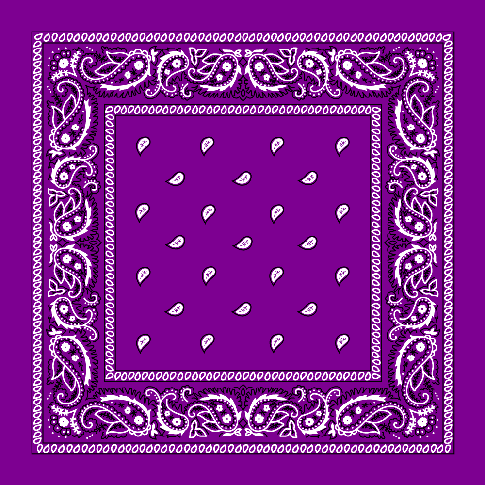 Value Classic Paisley Bandana Imported 100% Cotton