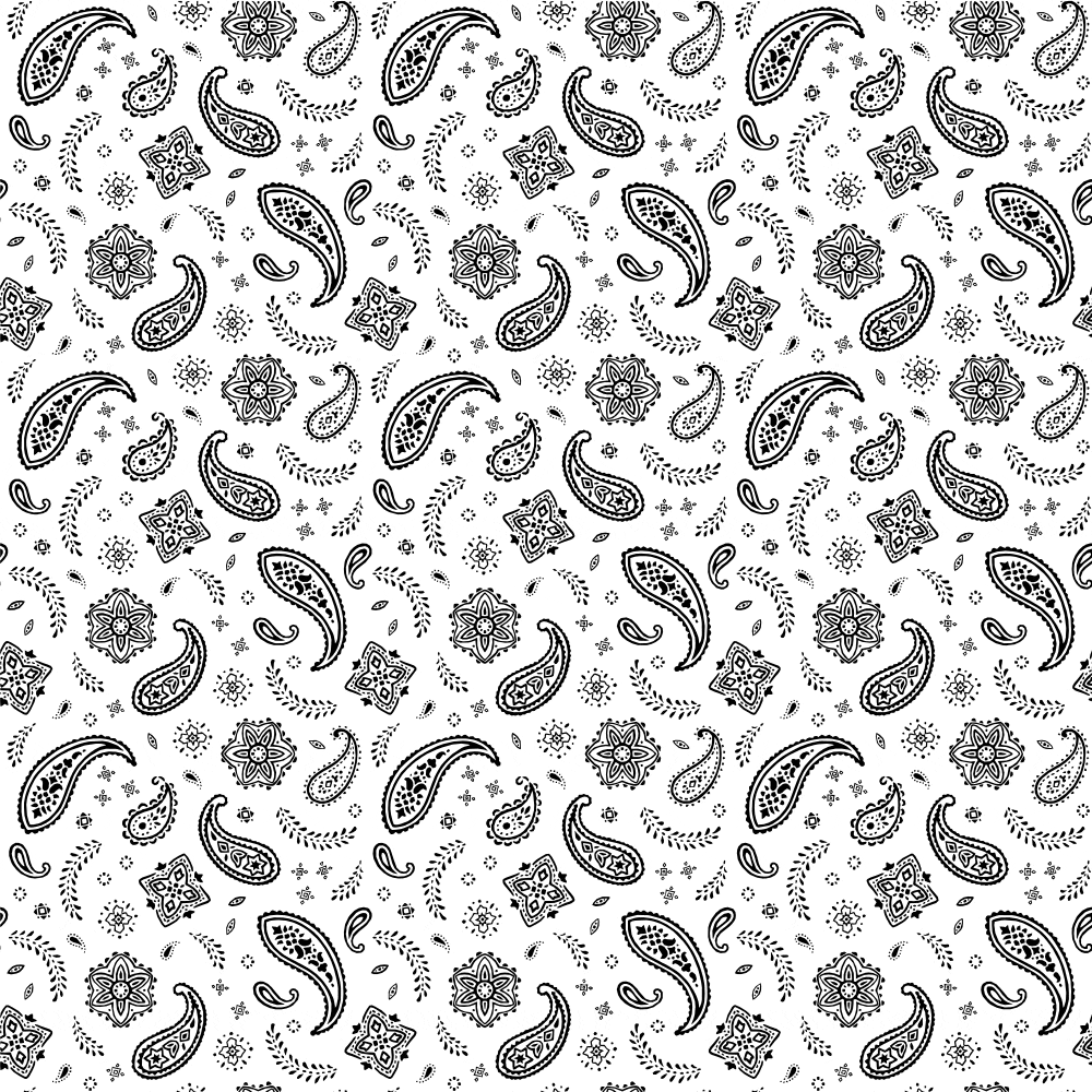 All Over Paisley Bandana Imported 100 Cotton