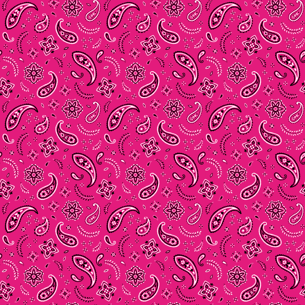 All Over Paisley Bandana Imported 100 Cotton