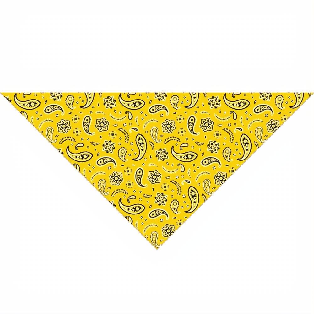 All Over Paisley Triangle Bandanas