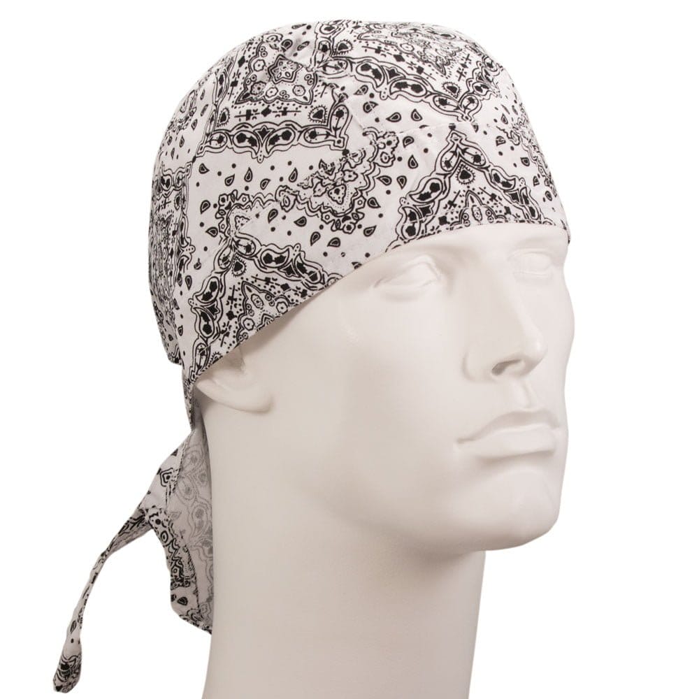 Paisley Squares Head Wrap - 100% Cotton - Imported
