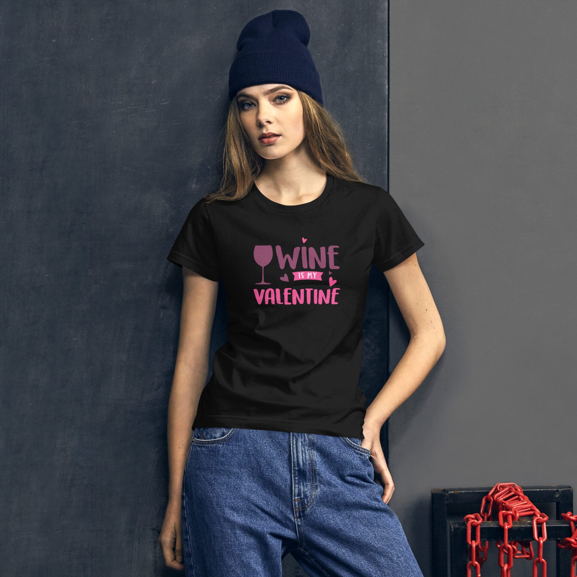 Women's Valentine's Day Short Sleeve T-Shirt - B2 17