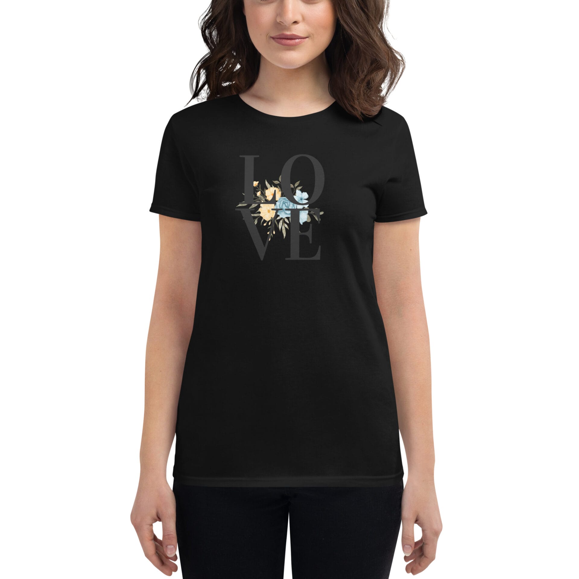 Women's Valentine's Day Short Sleeve T-Shirt - B3 - 12