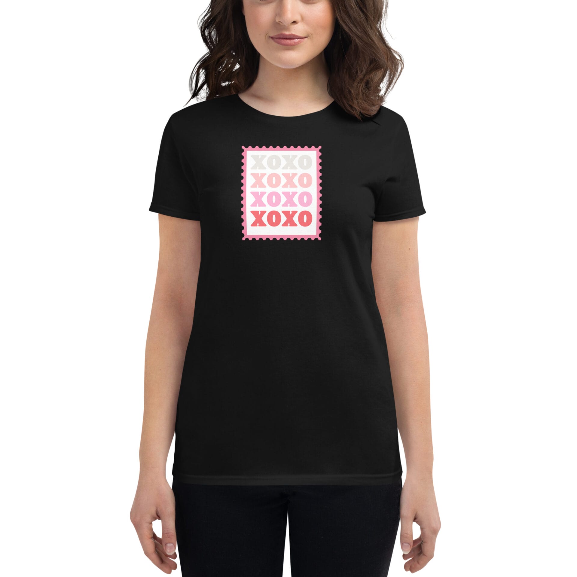 Women's Valentine's Day Short Sleeve T-Shirt - B3 - 20