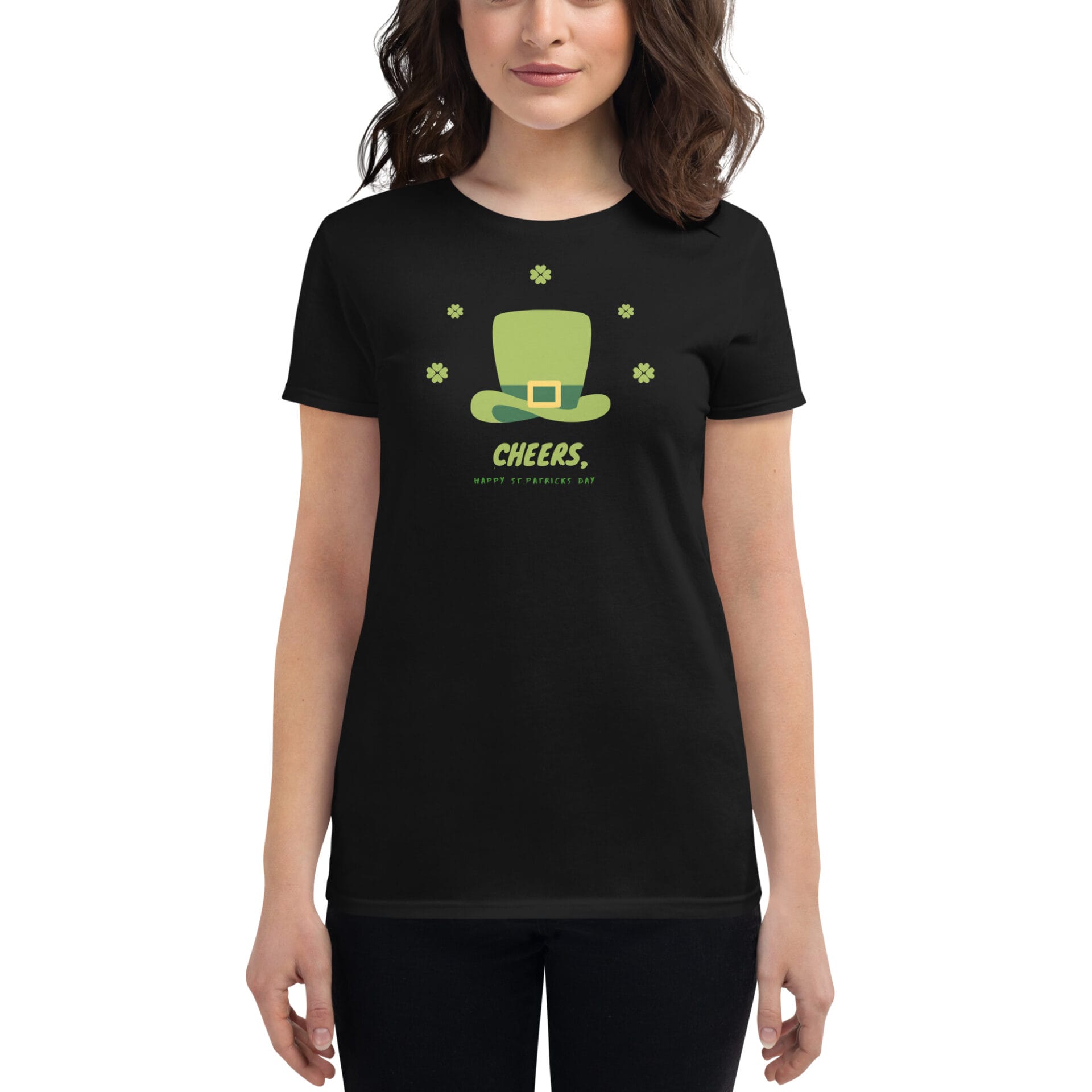 Women's St. Patrick's Day Short Sleeve T-Shirt - B2 - 18