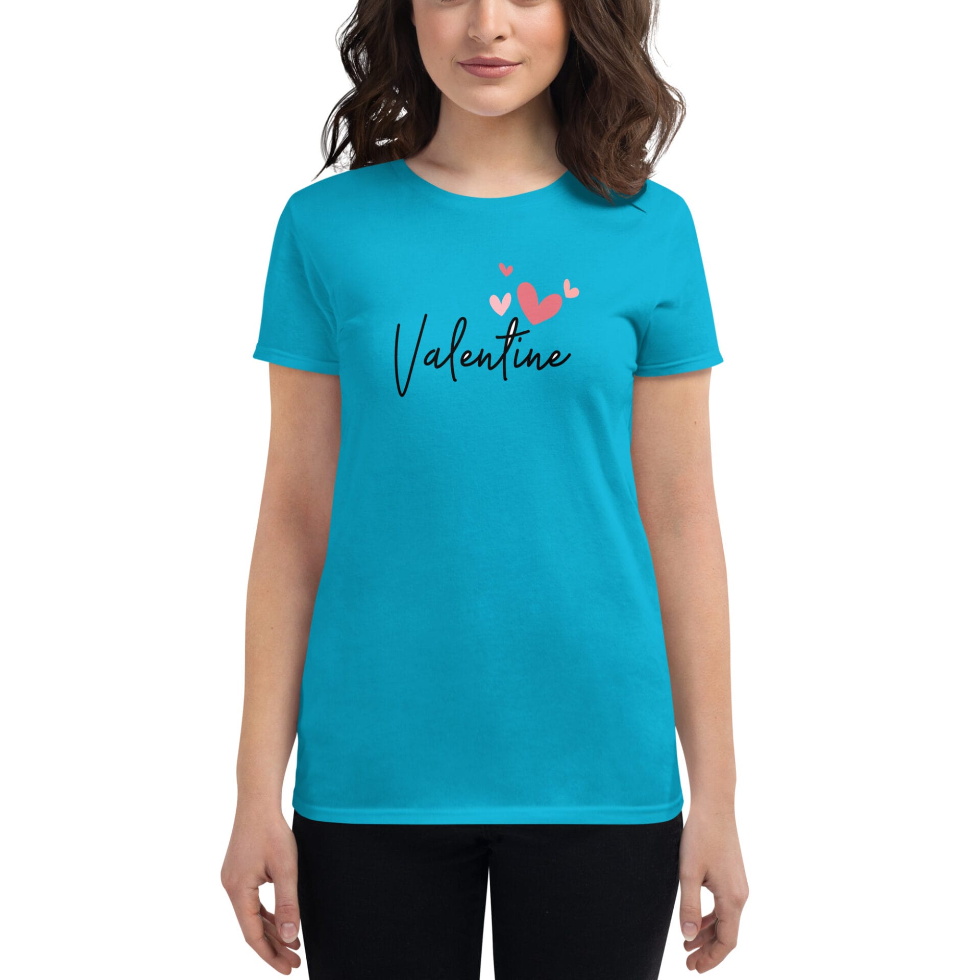 Women's Valentine's Day Short Sleeve T-Shirt - Valentine
