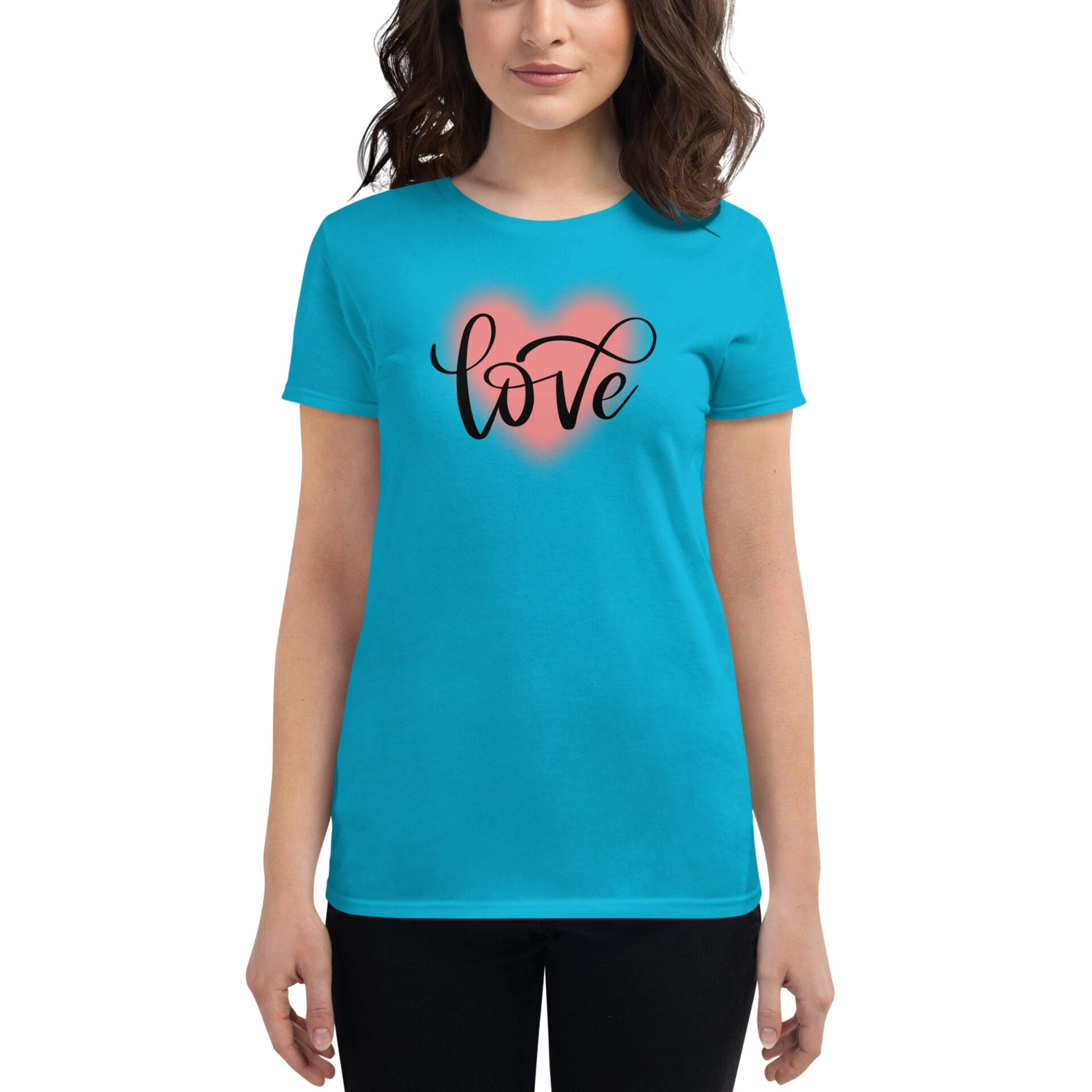 Women's Valentine's Day Short Sleeve T-Shirt - WVD 7