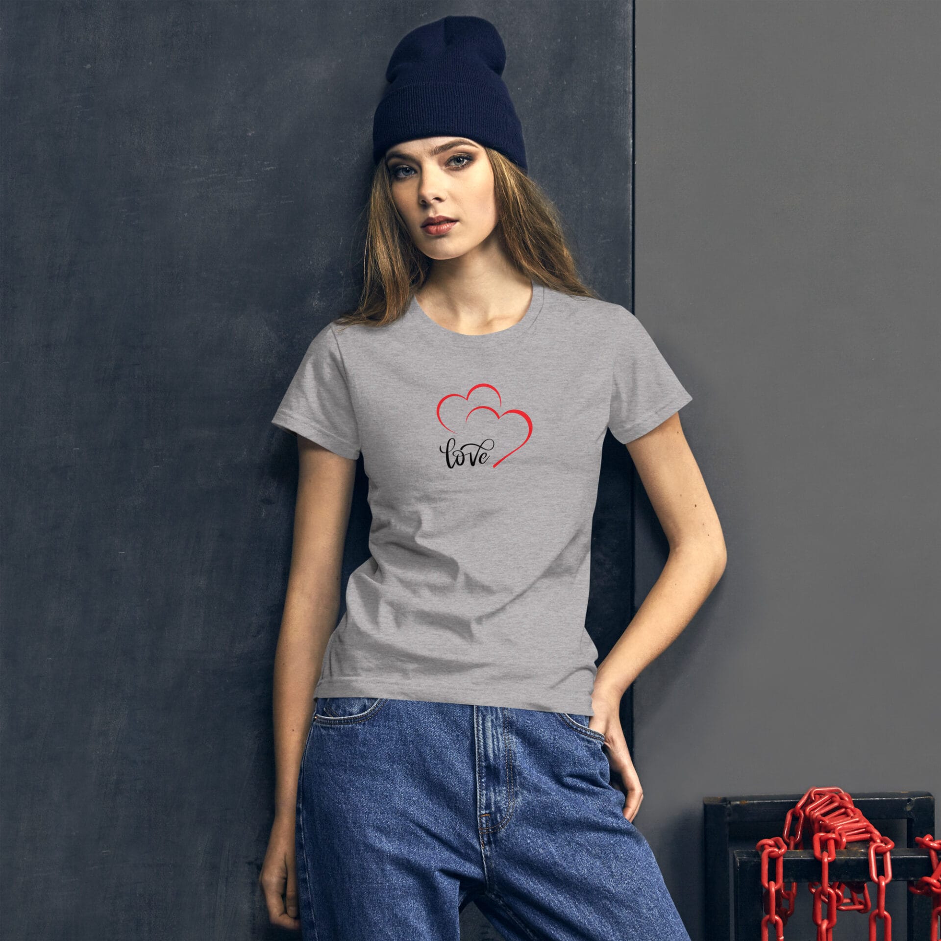 Women's Valentine's Day Short Sleeve T-Shirt - WVD 1