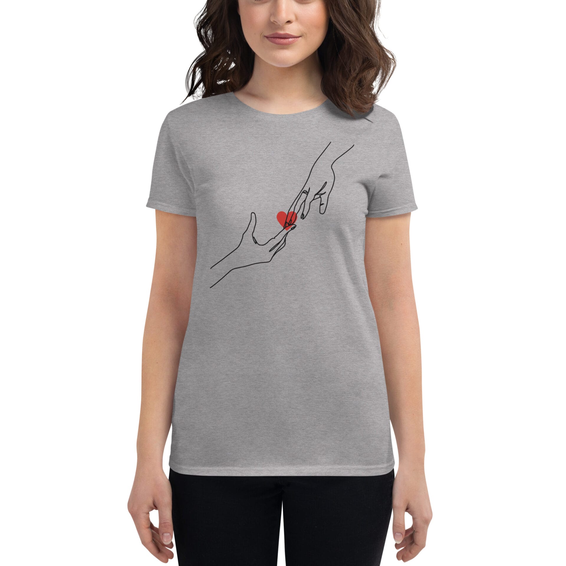 Women's Valentine's Day Short Sleeve T-Shirt - WVD 3