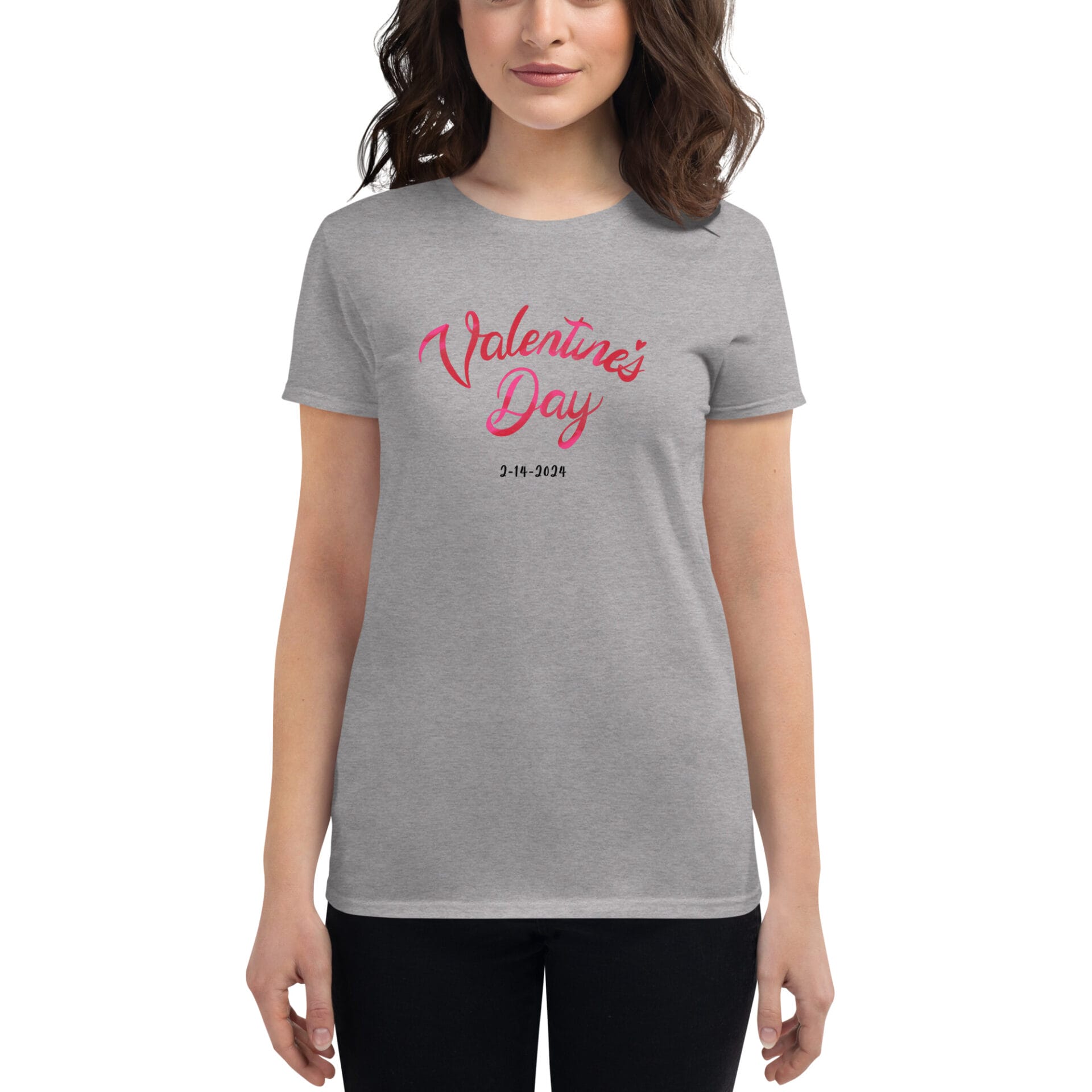 Women's Valentine's Day Short Sleeve T-Shirt - WVD 21