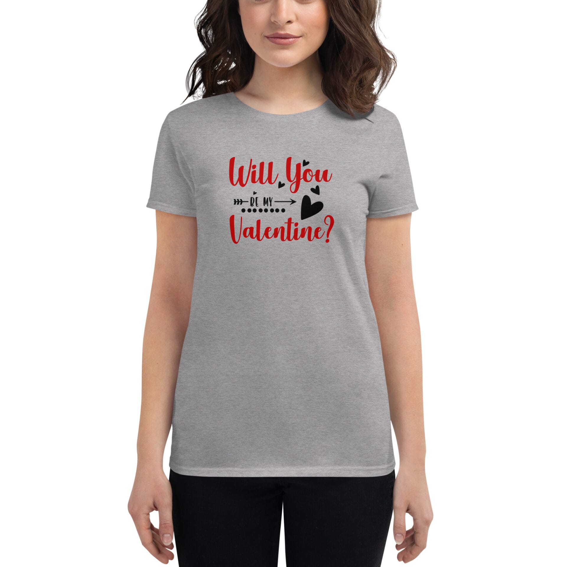Women's Valentine's Day Short Sleeve T-Shirt - B2 22