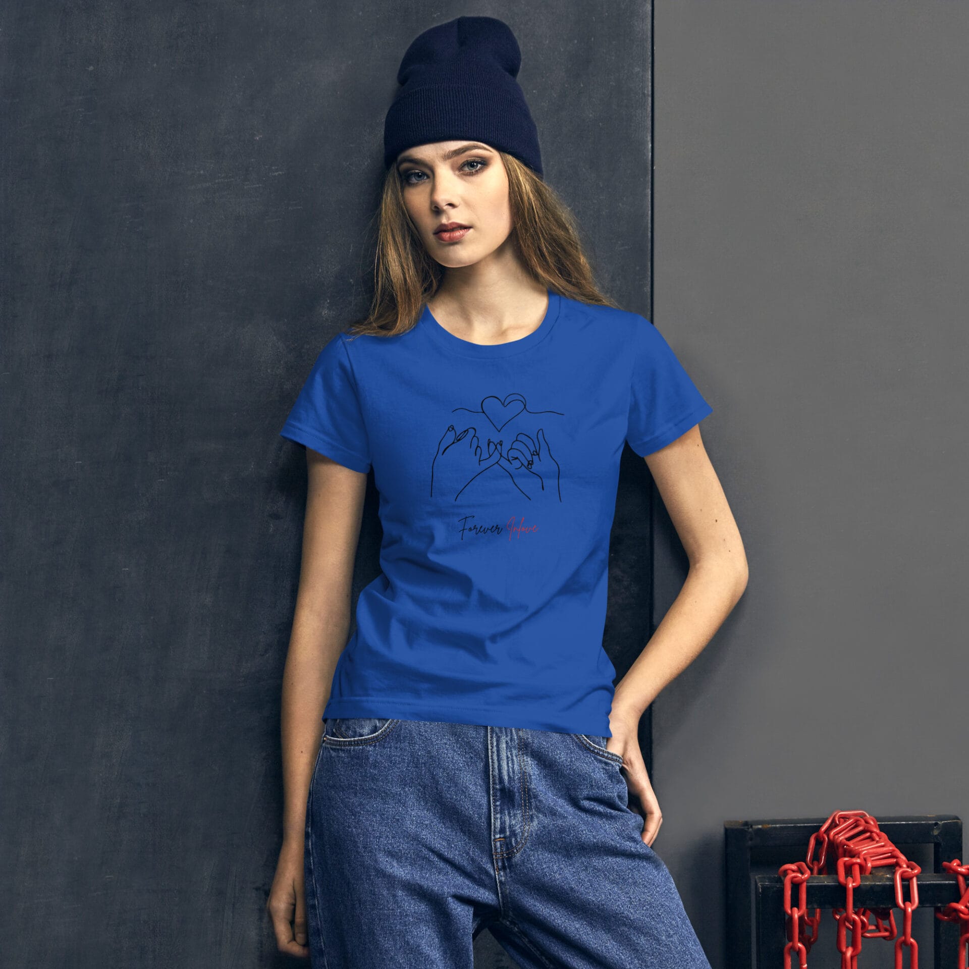 Women's Valentine's Day Short Sleeve T-Shirt - WVD 6