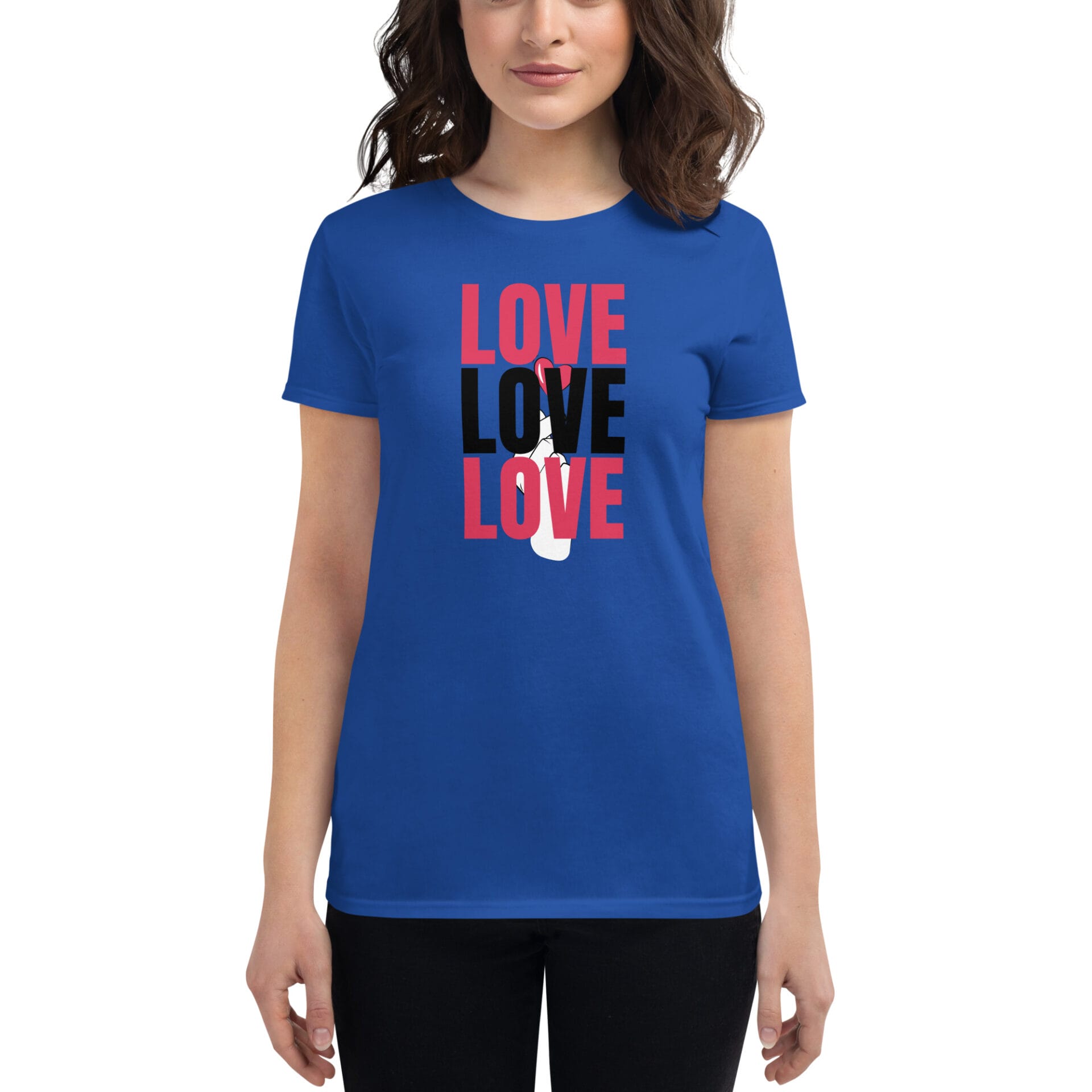 Women's Valentine's Day Short Sleeve T-Shirt - B2 4