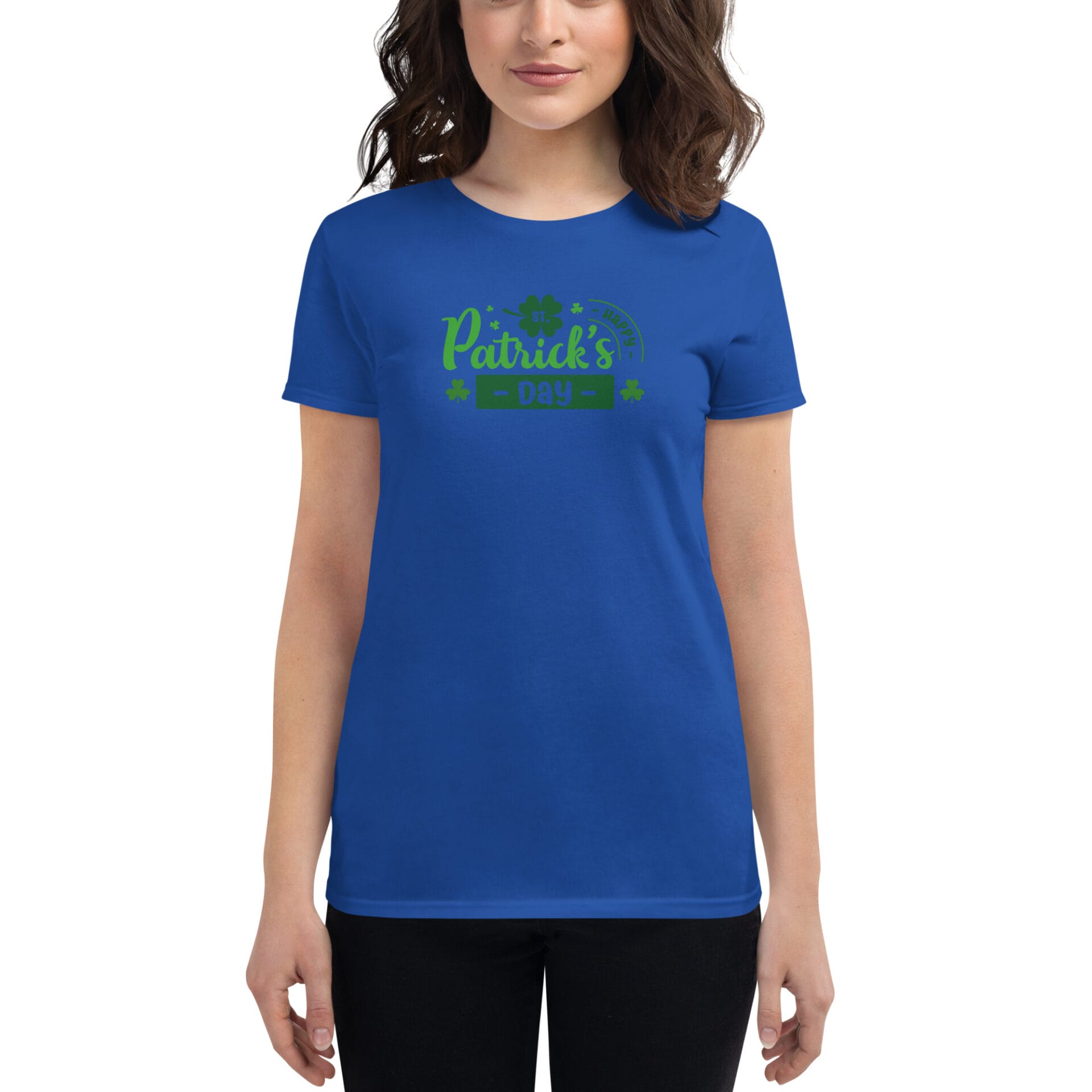 Women's St. Patrick's Day Short Sleeve T-Shirt - B2 - 12