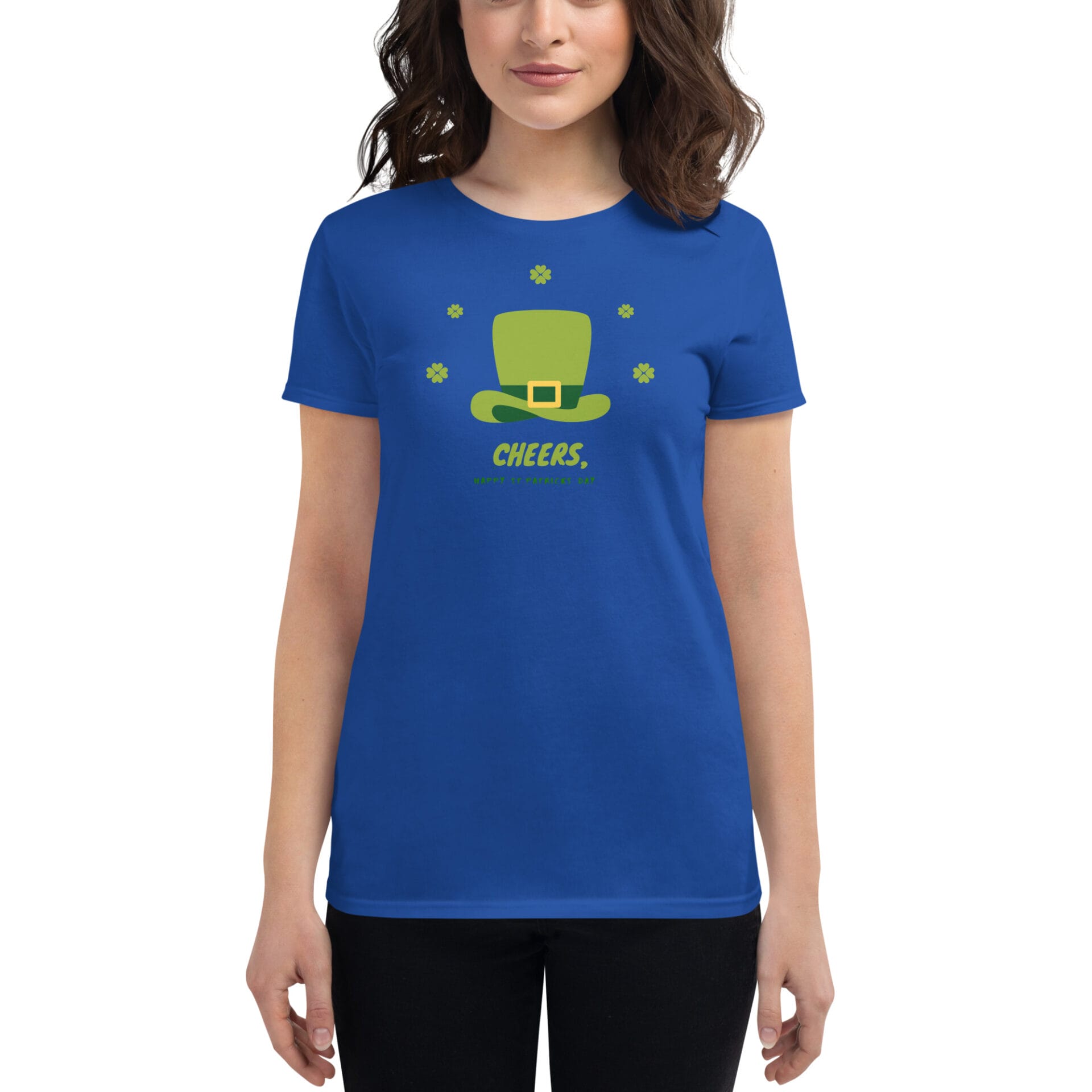 Women's St. Patrick's Day Short Sleeve T-Shirt - B2 - 18