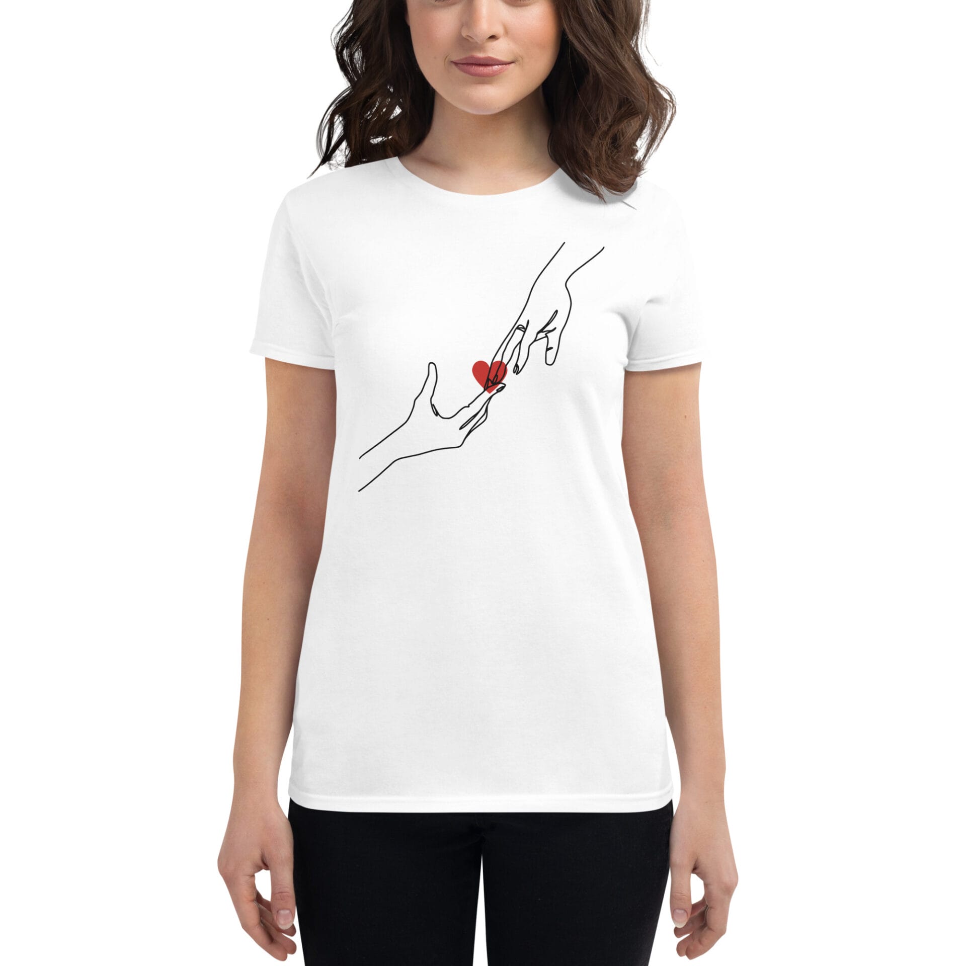 Women's Valentine's Day Short Sleeve T-Shirt - WVD 3