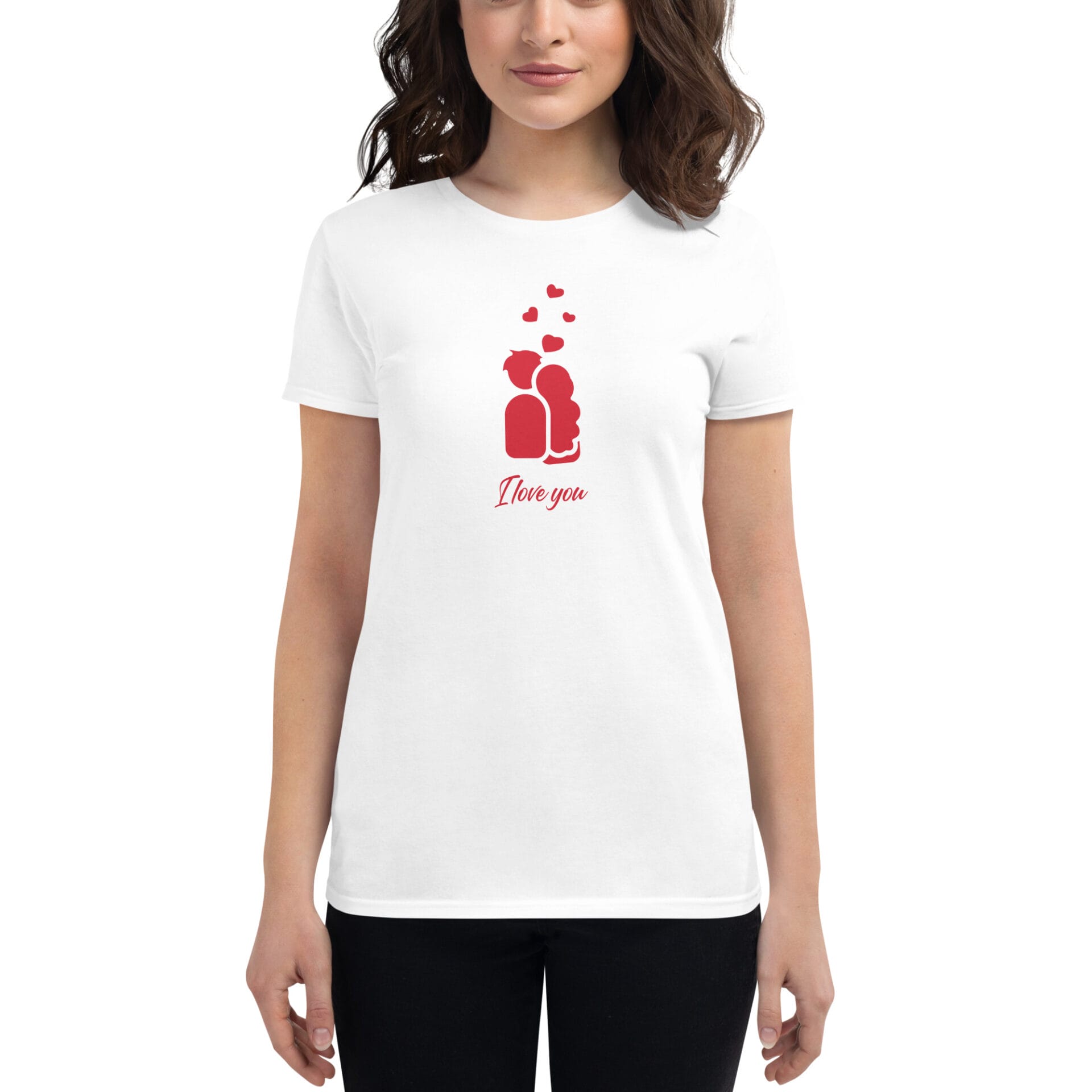 Women's Valentine's Day Short Sleeve T-Shirt - WVD 14