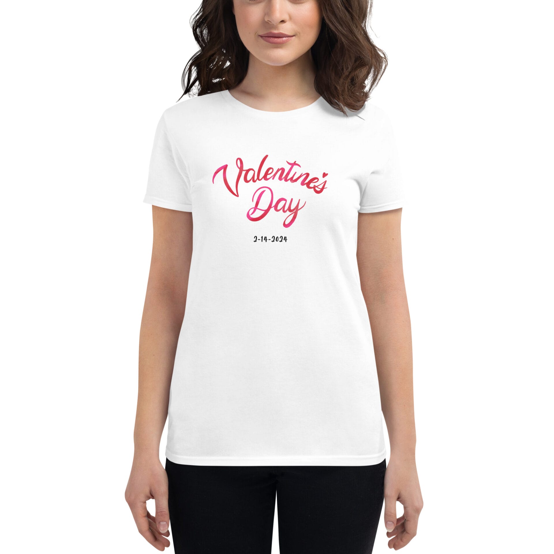 Women's Valentine's Day Short Sleeve T-Shirt - WVD 21
