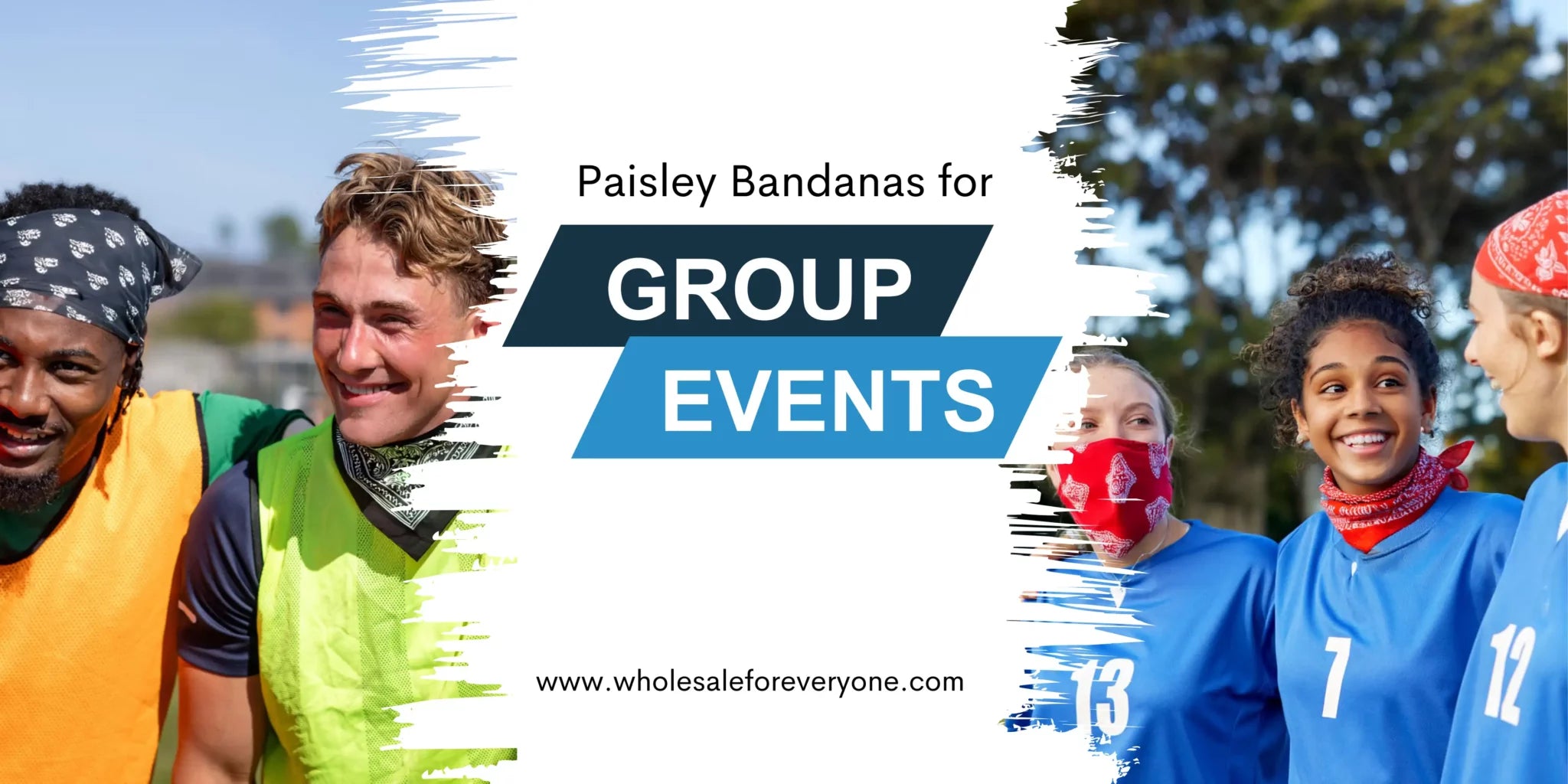 Paisley Bandanas for Group Events: Matching Styles for Teams, Parties, or Weddings