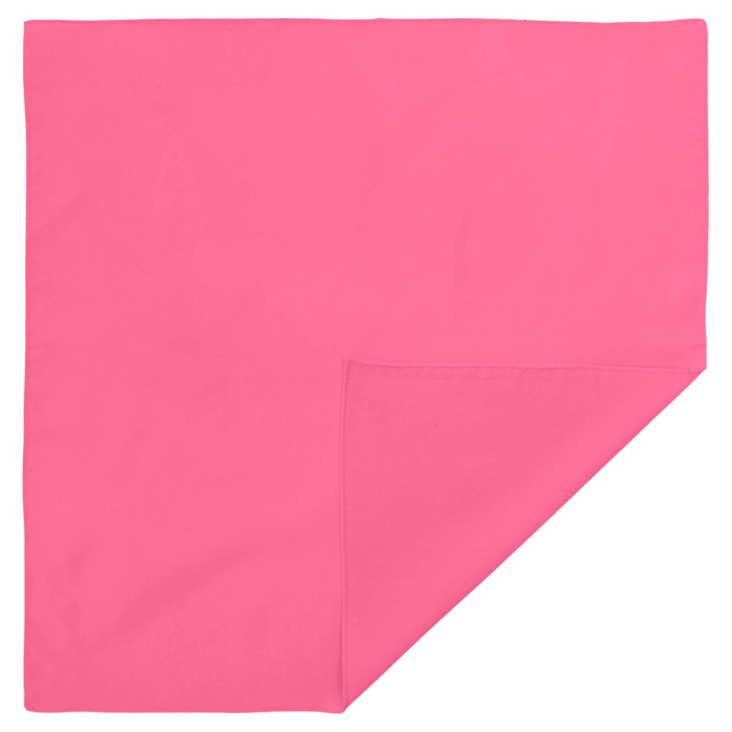 Solid Color Bandana, Imported, 100% Cotton