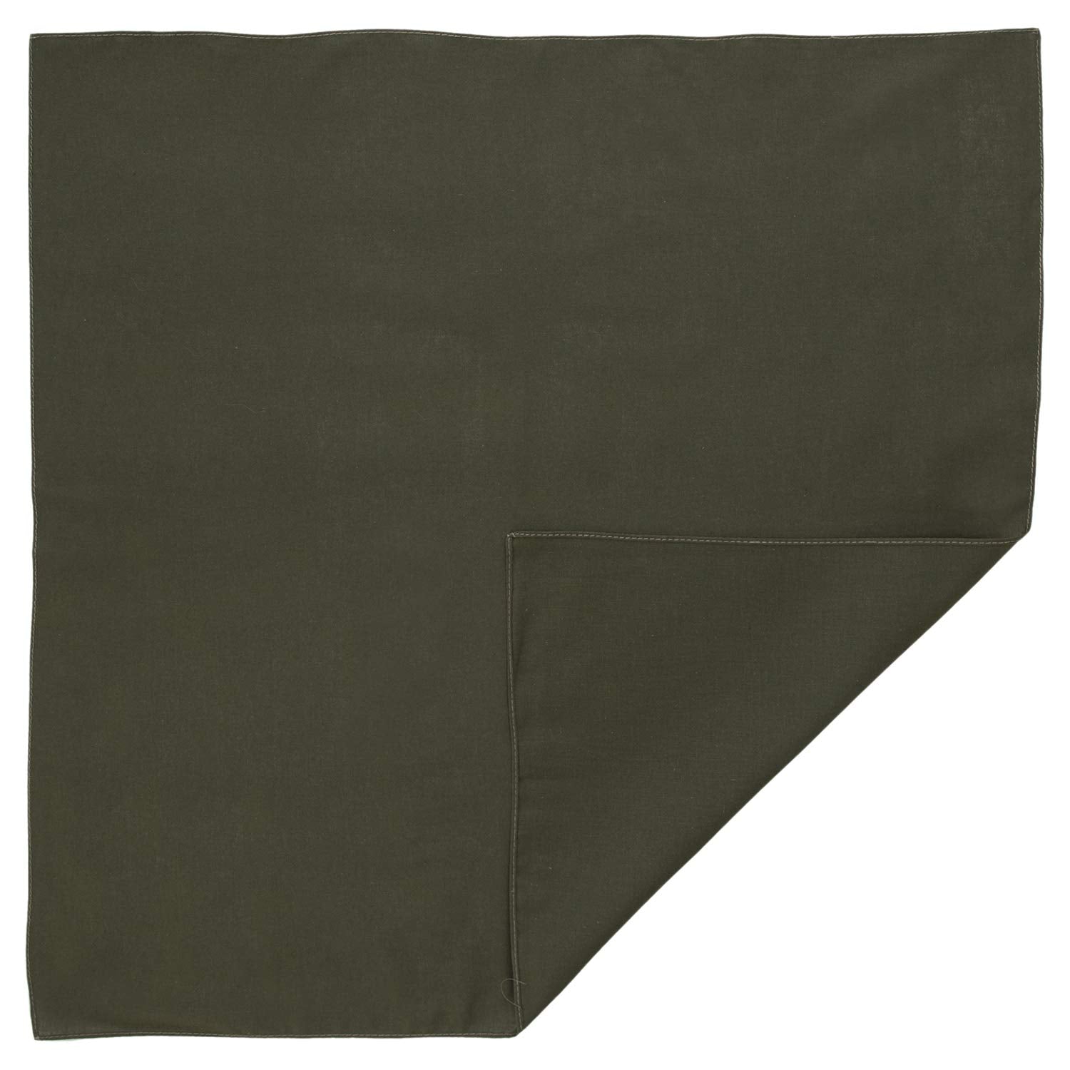 Solid Color Bandana, Imported, 100% Cotton