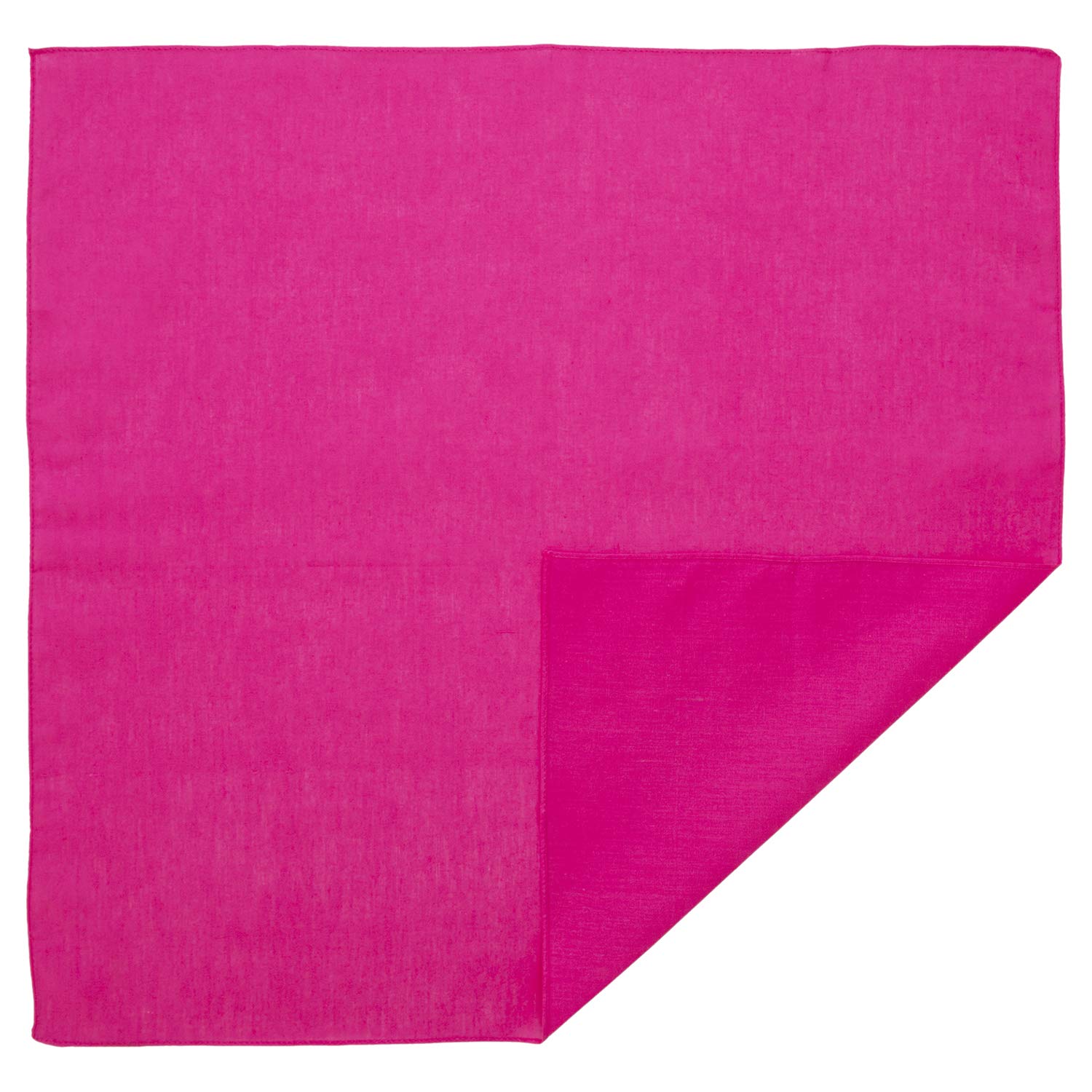 Solid Color Bandana, Imported, 100% Cotton