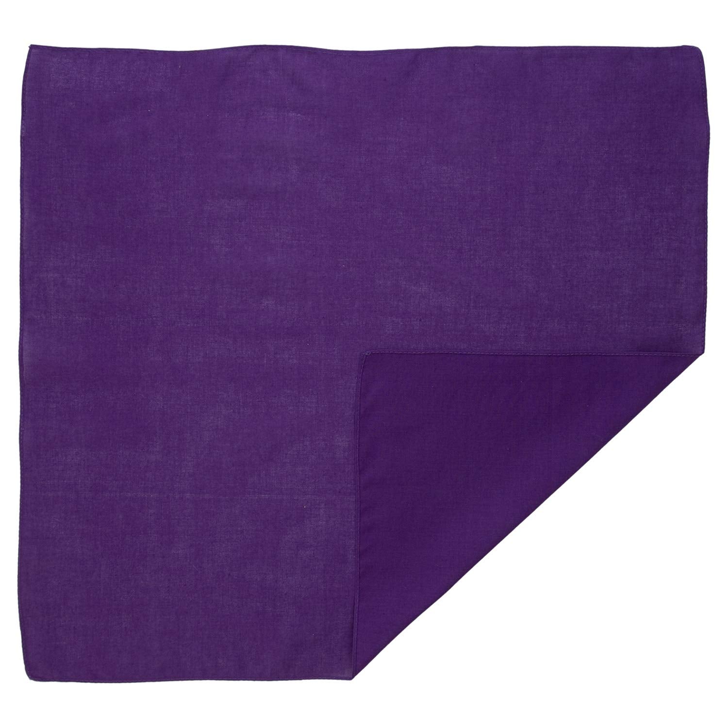 Solid Color Bandana, Imported, 100% Cotton