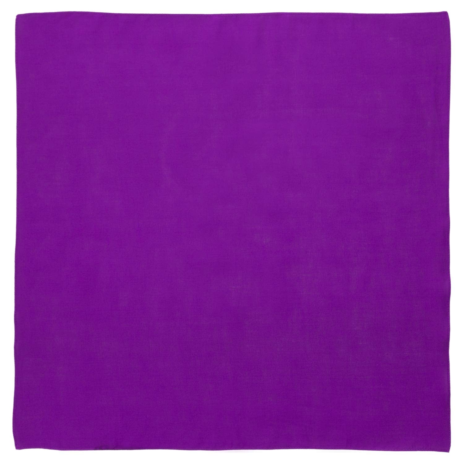 Solid Color Bandana, Imported, 100% Cotton