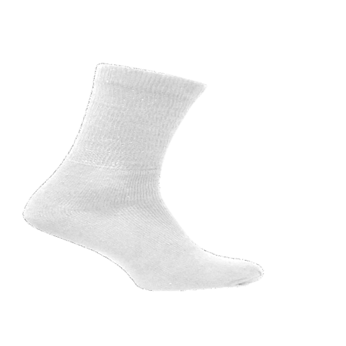 Stealth Socks | Size 9-11 | Diabetic Crew Cushioned Socks | White | Case of 15 Dozens (180 Pairs, 3 Pairs Per Pack)