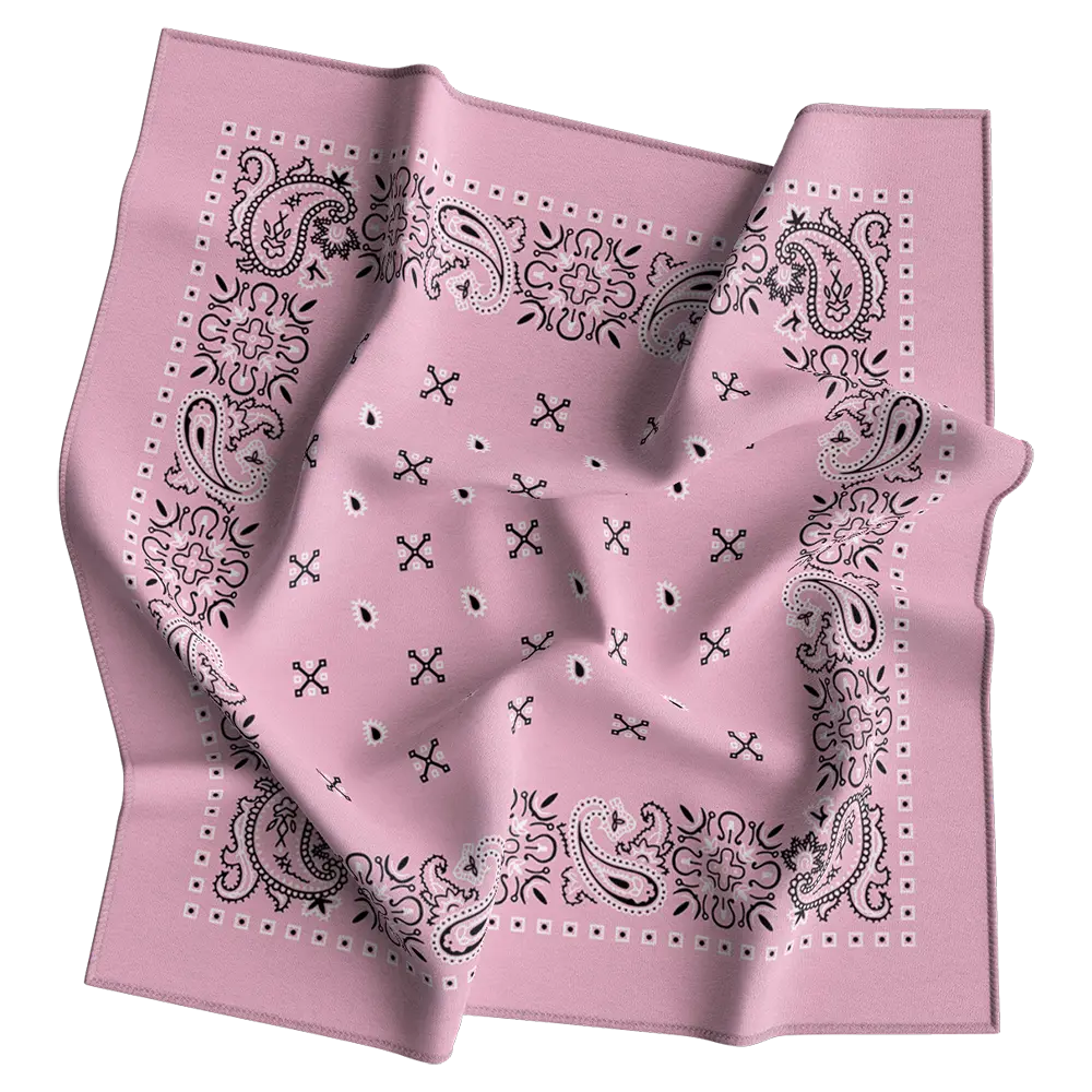 Square Paisley Bandana Imported 100% Cotton
