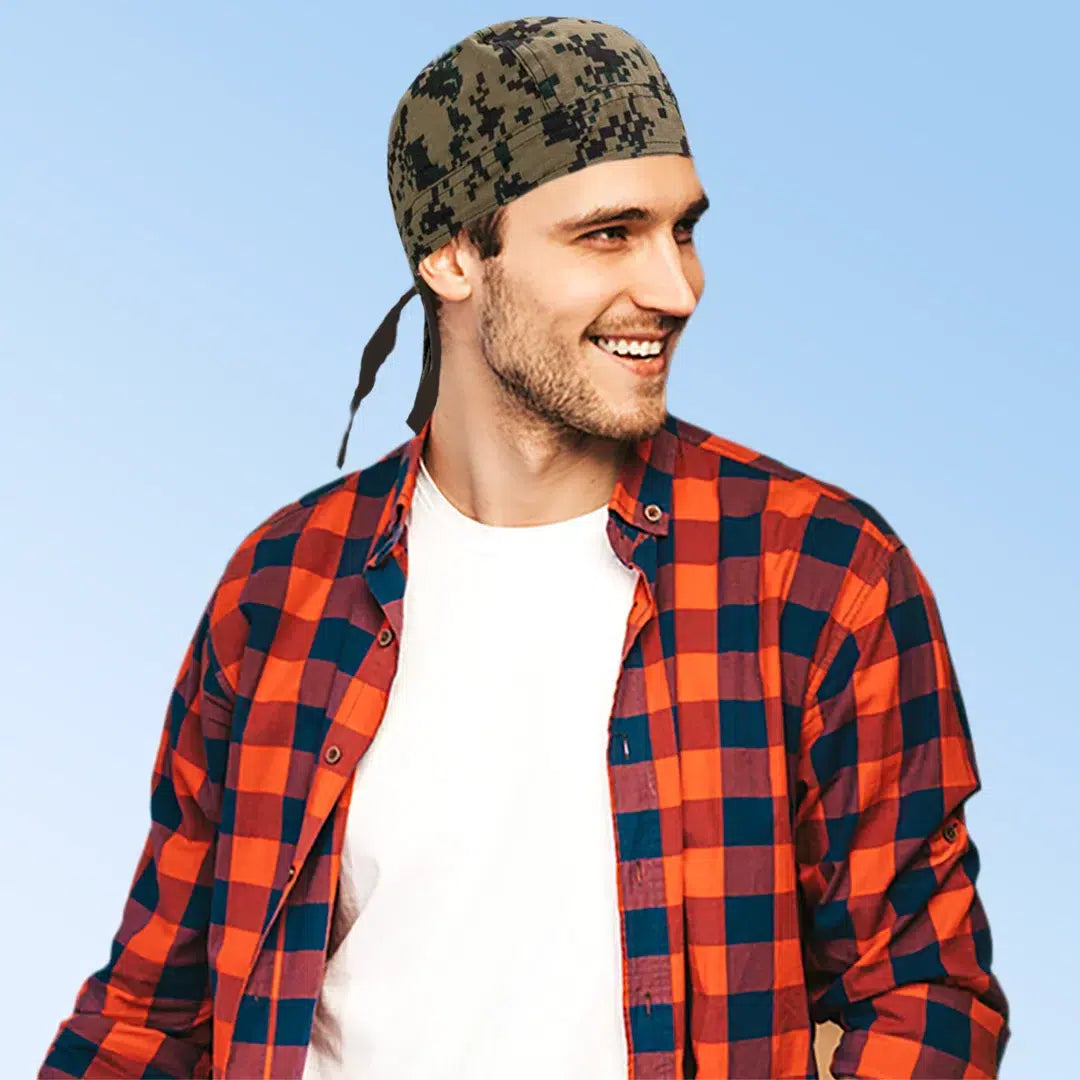 Camo Digital Woodland Head Wrap