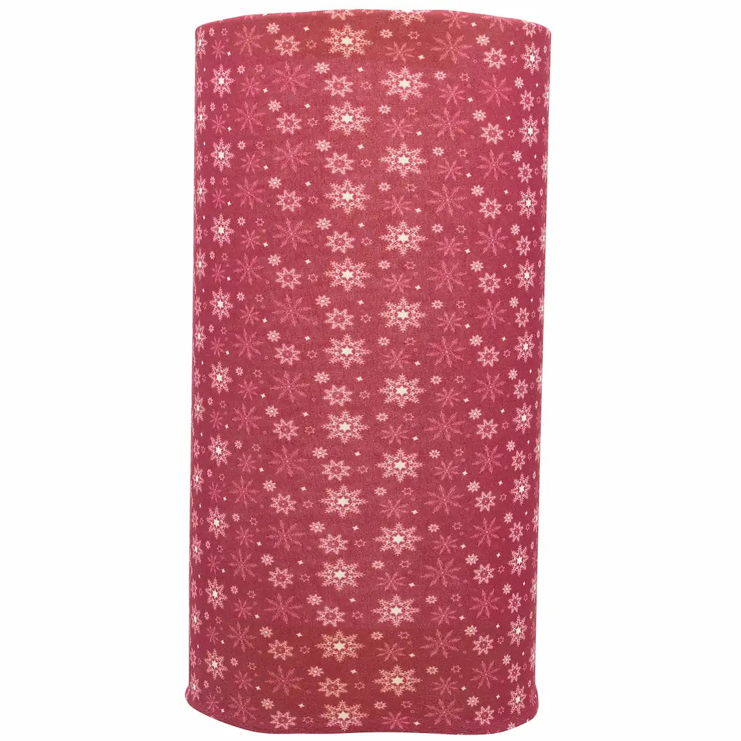 Red Snowflakes neck gaiter