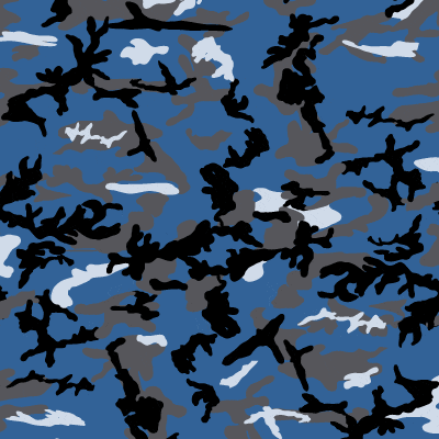 22 x 22 Sky Blue Camo Bandana-12 pieces-