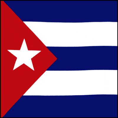 22 x 22 Cuba Flag Bandana 22x22 Inch-12 pieces-