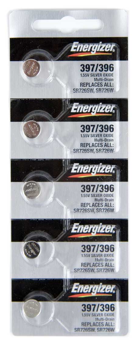 397 - 396 Silver Oxide Battery - Manufactured by Energizer