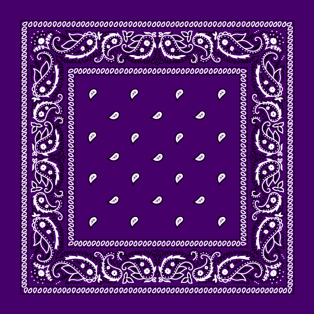Value Classic Paisley Bandana Imported 100% Cotton