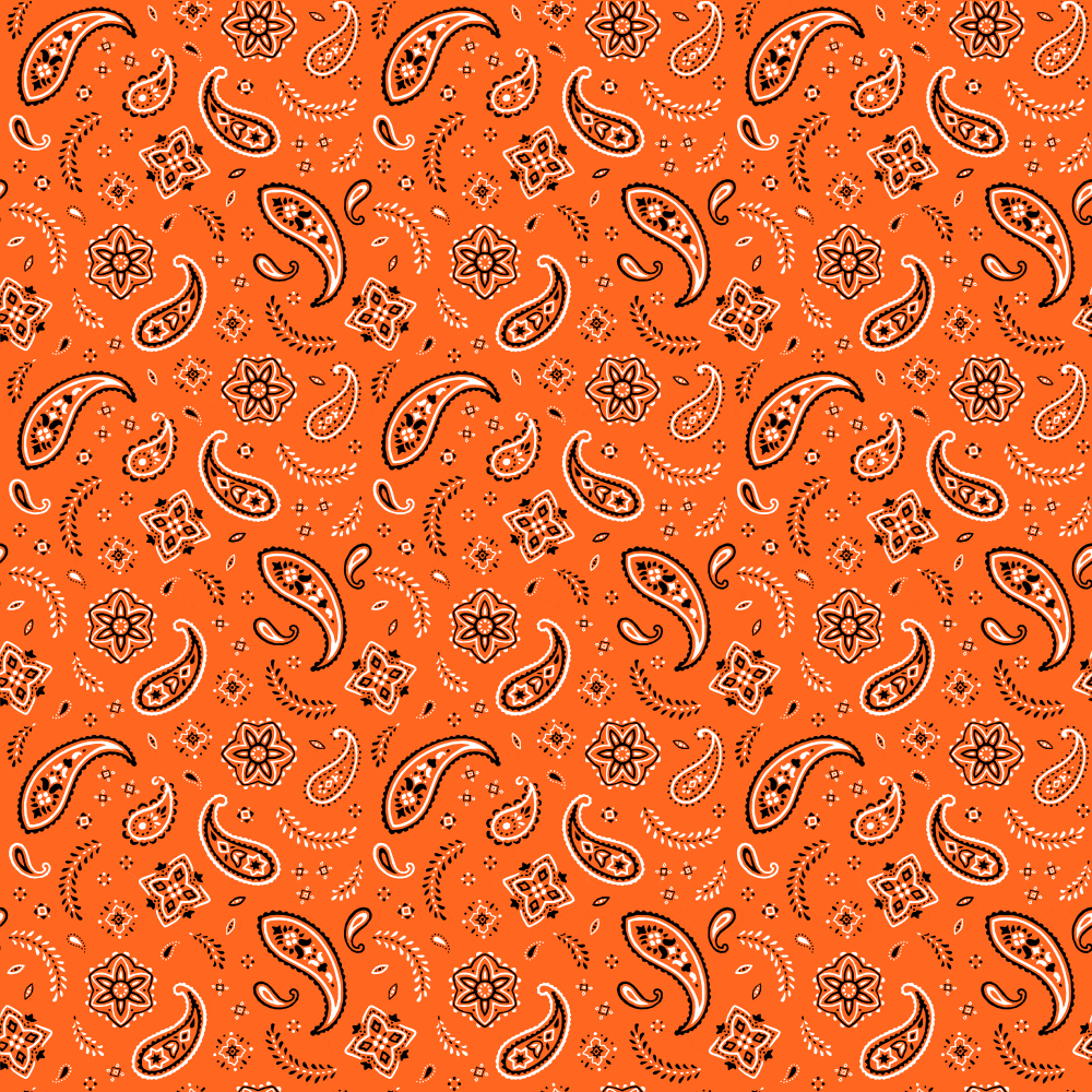 All Over Paisley Bandana Imported 100 Cotton