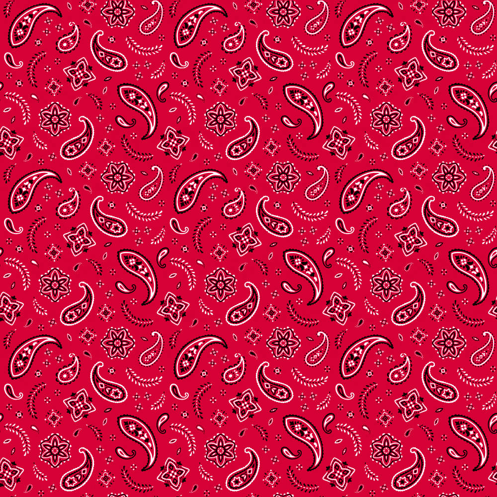 All Over Paisley Bandana Imported 100 Cotton