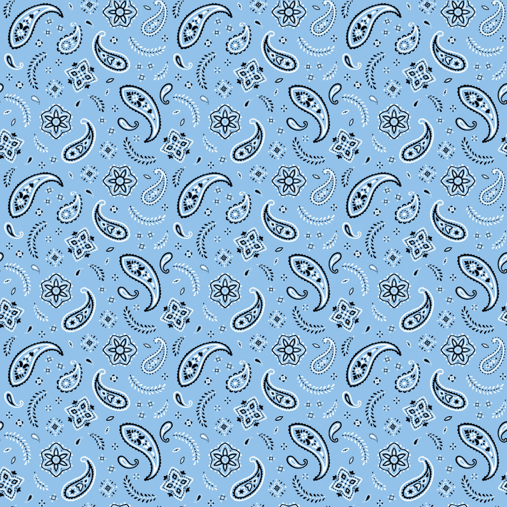 All Over Paisley Bandana Imported 100 Cotton