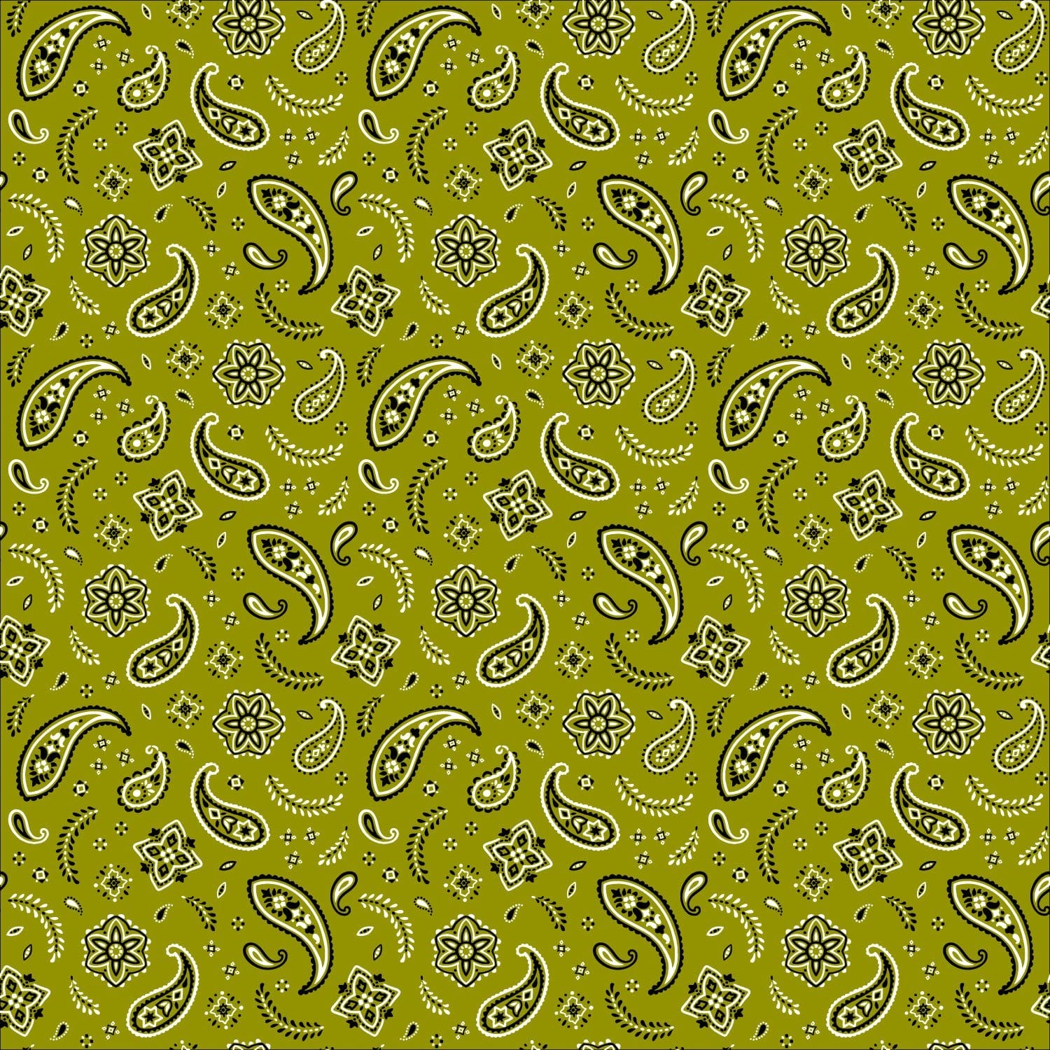 All Over Paisley Bandana Imported 100 Cotton