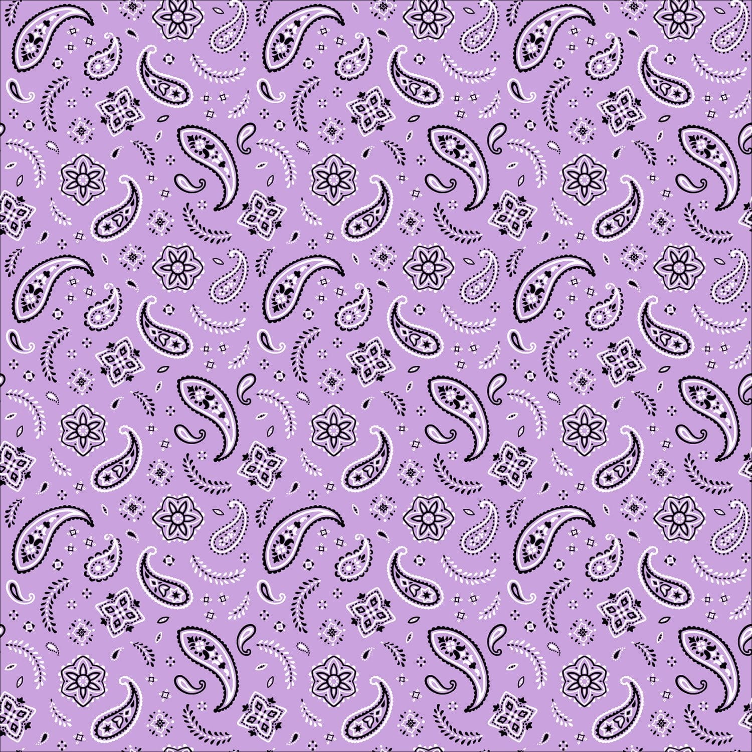 All Over Paisley Bandana Imported 100 Cotton