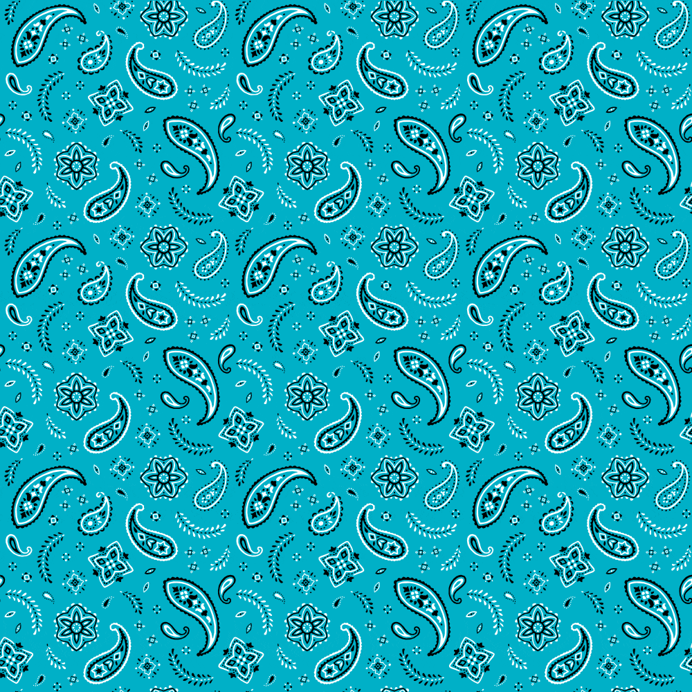 All Over Paisley Bandana Imported 100 Cotton