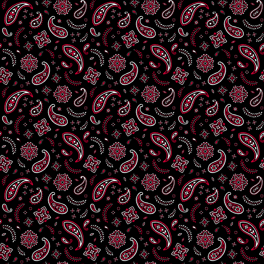 All Over Paisley Bandana Imported 100 Cotton